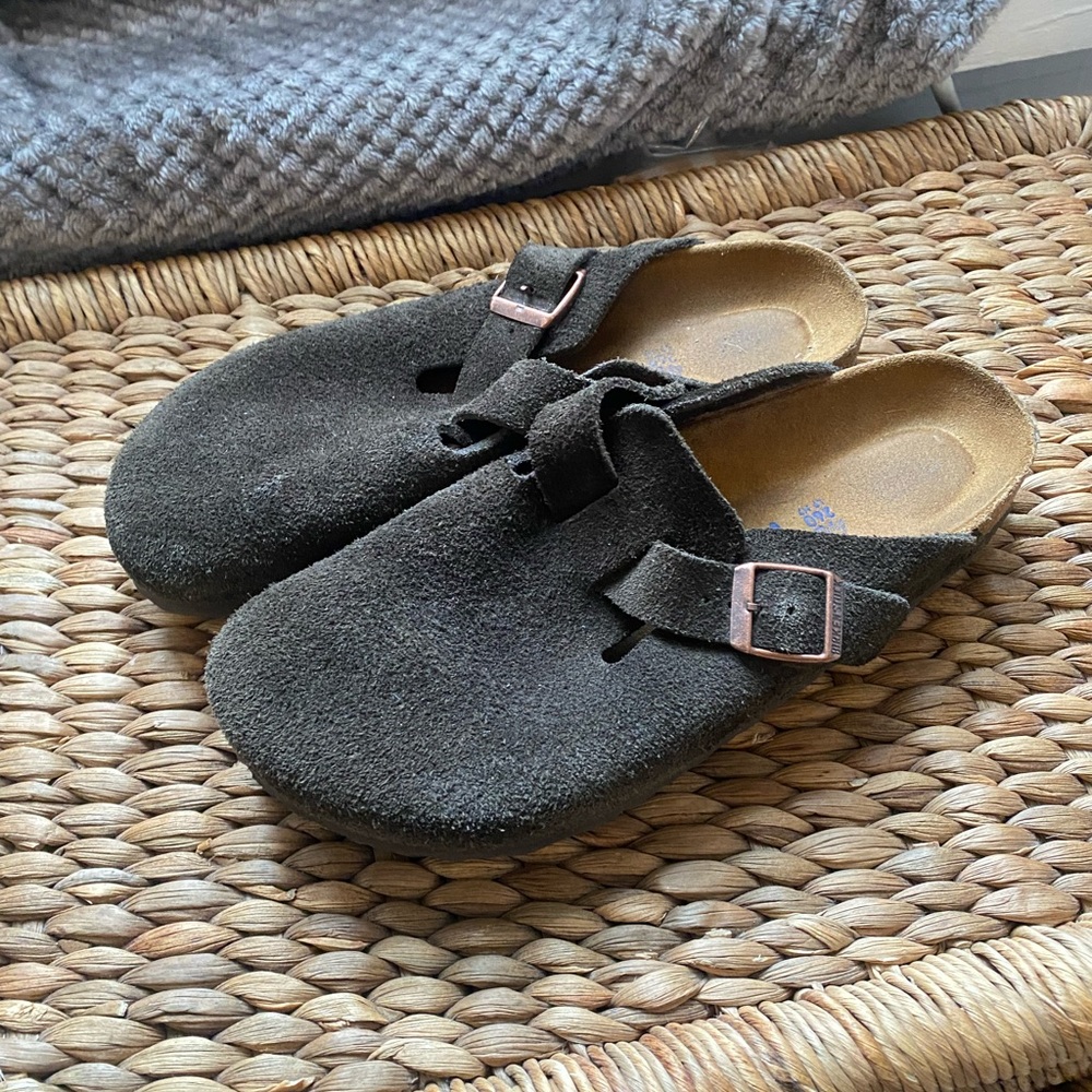 Birkenstock Boston Clog Suede